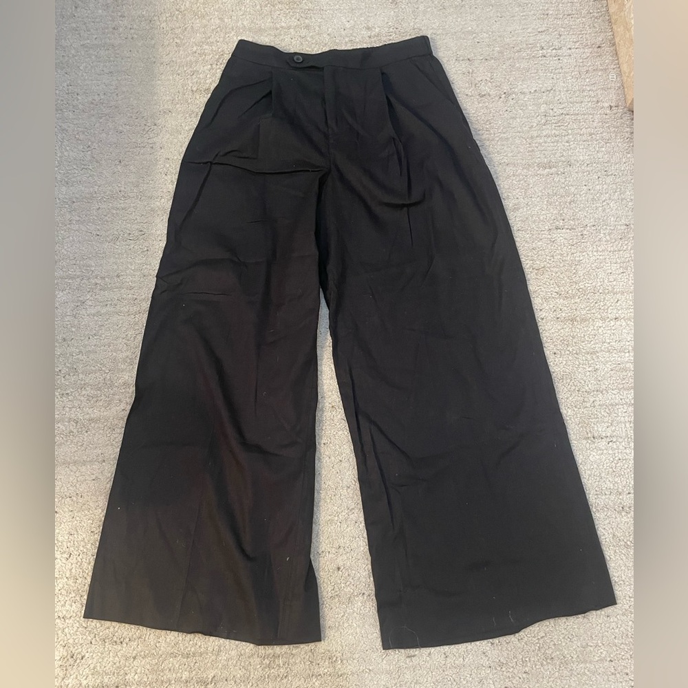 Banana Republic wide leg black pants